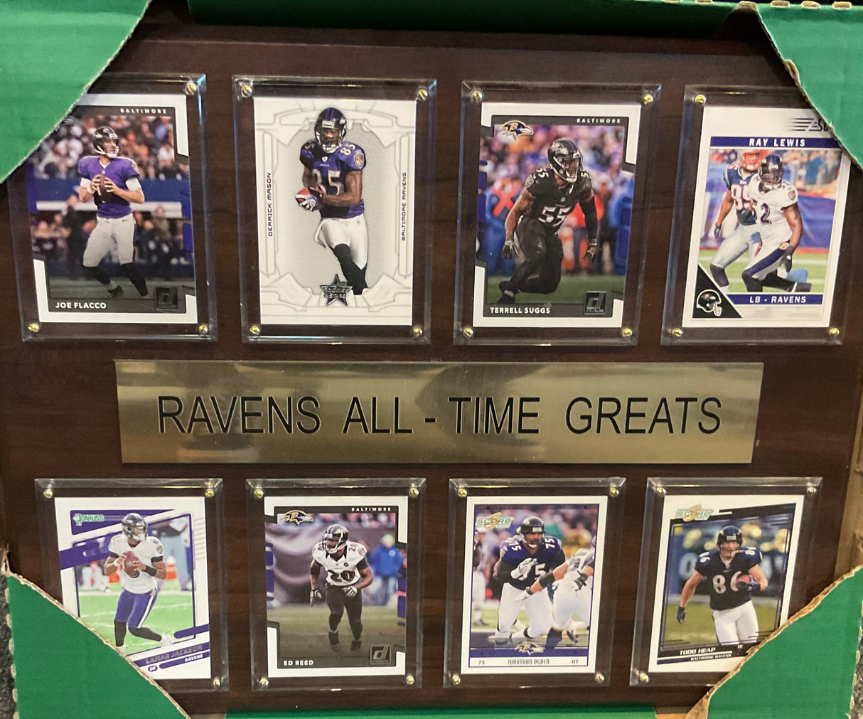 Baltimore Ravens All Time Great Plaque