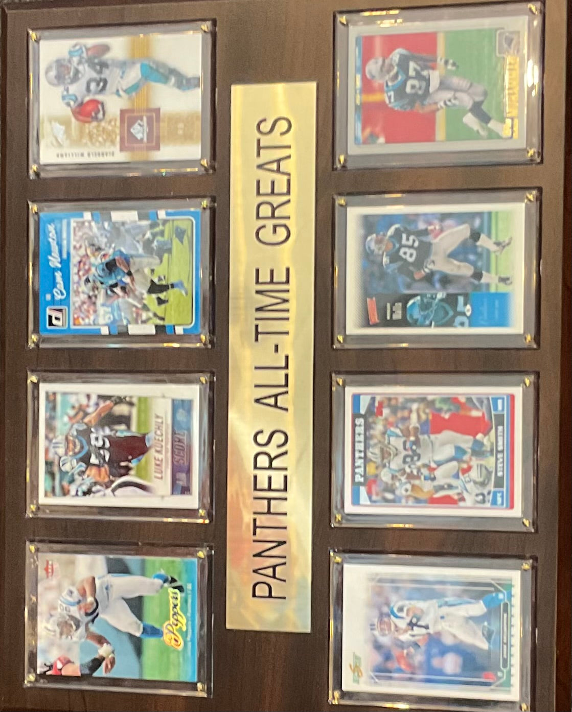 Carolina Panthers All Time Great Plaque