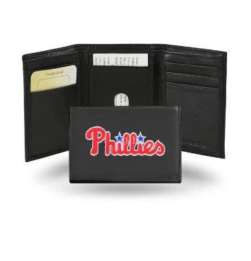 Phillies Embroidered Trifold Wallet