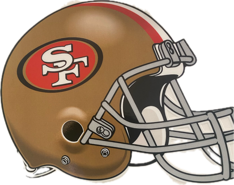 49ers Helmet Decal