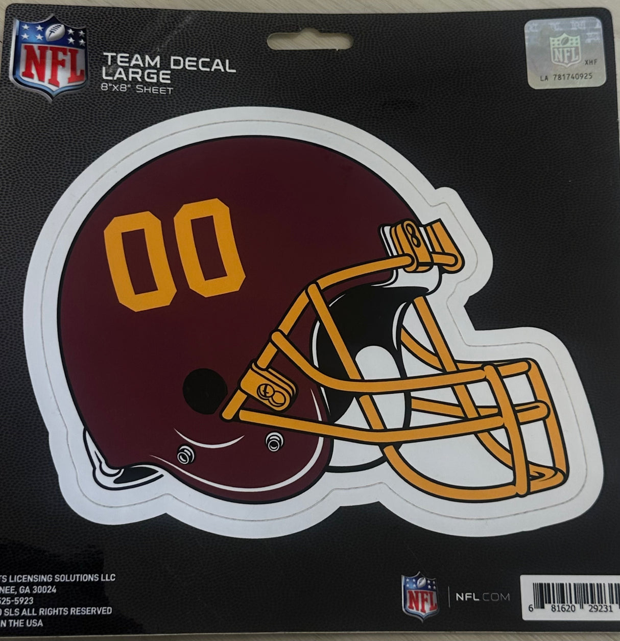 Commanders Helmet Decal