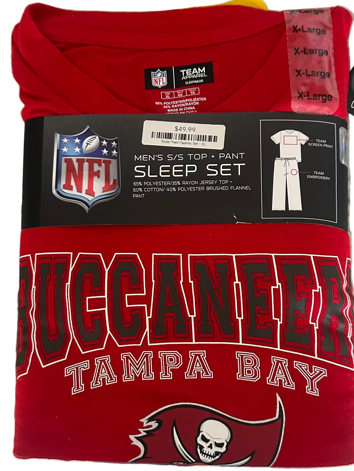 Buccaneers Plaid Pajamas