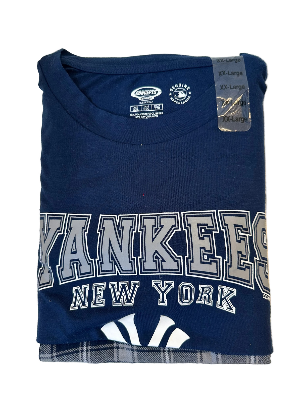 Yankees Paid Pajama Set - 2XL