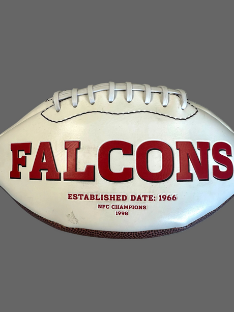 Tim Dwight Signed Football — Atlanta Falcons