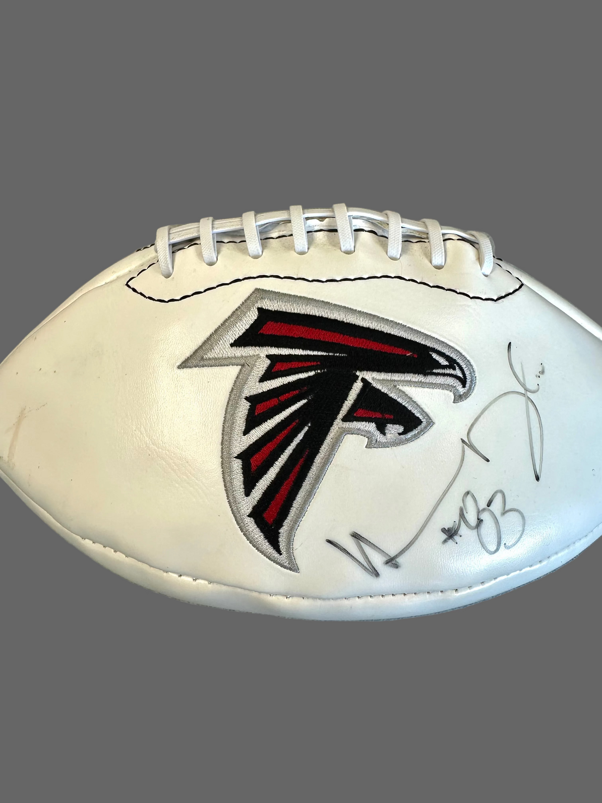 Tim Dwight Signed Football — Atlanta Falcons