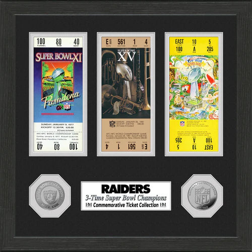 Raiders Highland Mint Super Bowl Tickets