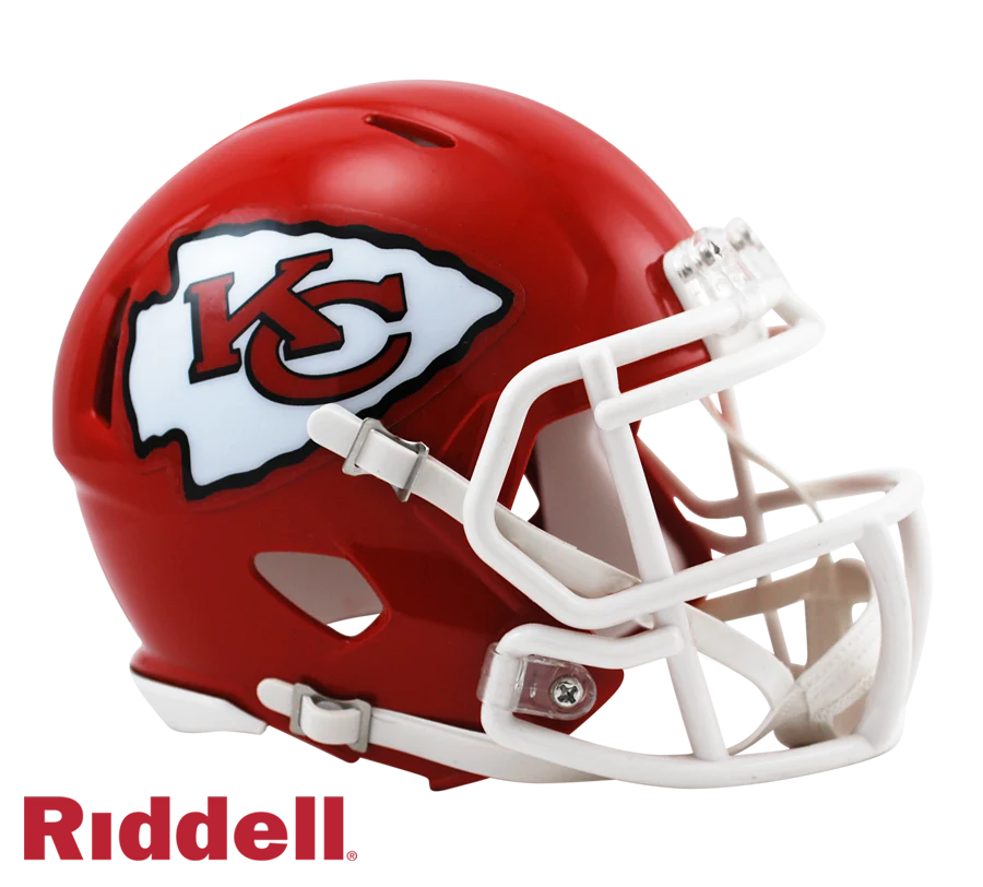 Chiefs Riddell Mini Helmets