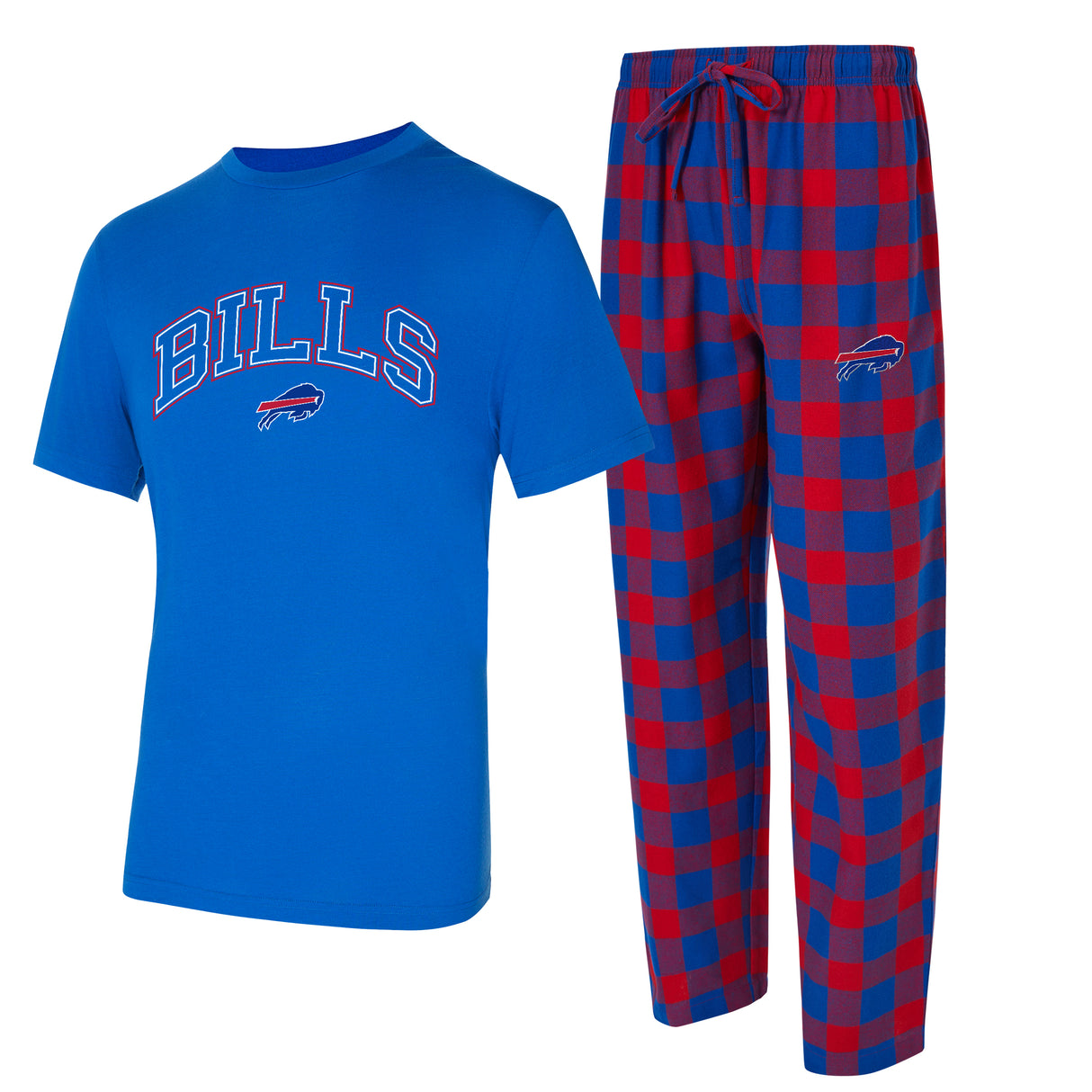 Bills Plaid Pajama Set