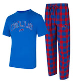 Bills Plaid Pajama Set