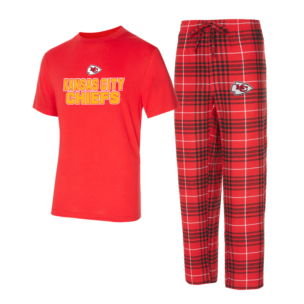 Chiefs Plaid Pajama Set