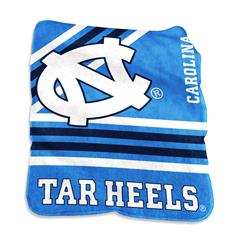 Tar Heels LOGO Raschel Throw Blanket