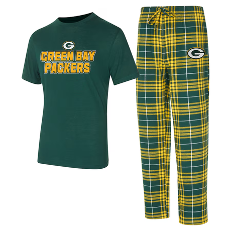 Packers Plaid Pajama Set