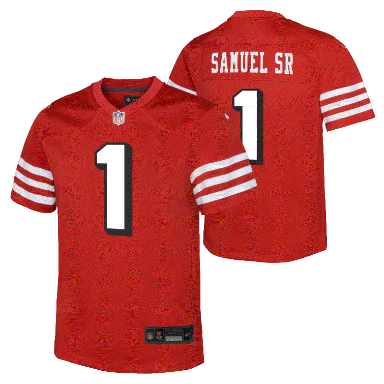 49ers Nike Samuel Youth Player Jersey