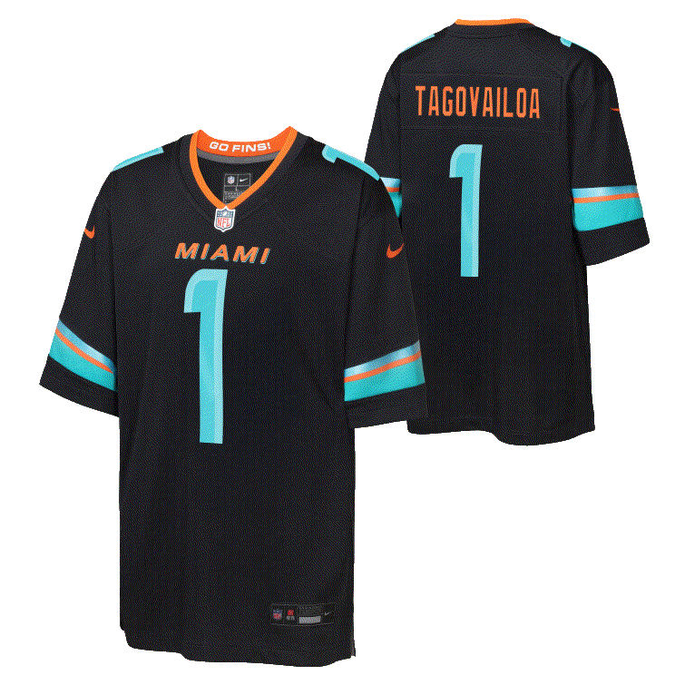 Dolphins Tagovailoa Nike Youth Player Jersey