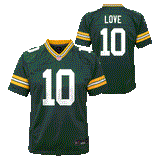 Packers Nike Love Youth Player Jersey