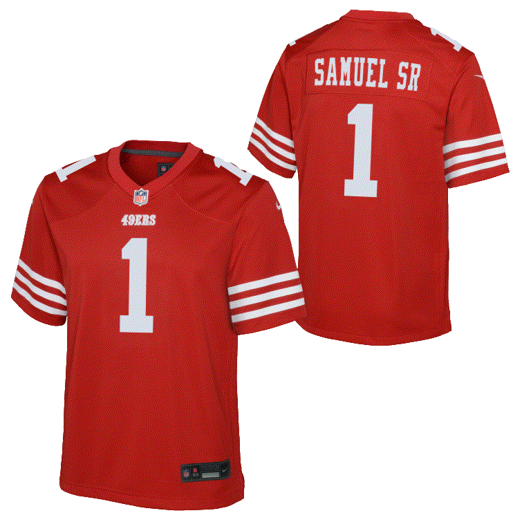 49ers Nike Samuel Youth Player Jersey