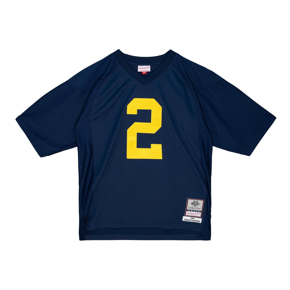 Michigan Woodson Mitchell & Ness Player Jersey