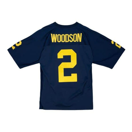 Michigan Woodson Mitchell & Ness Player Jersey