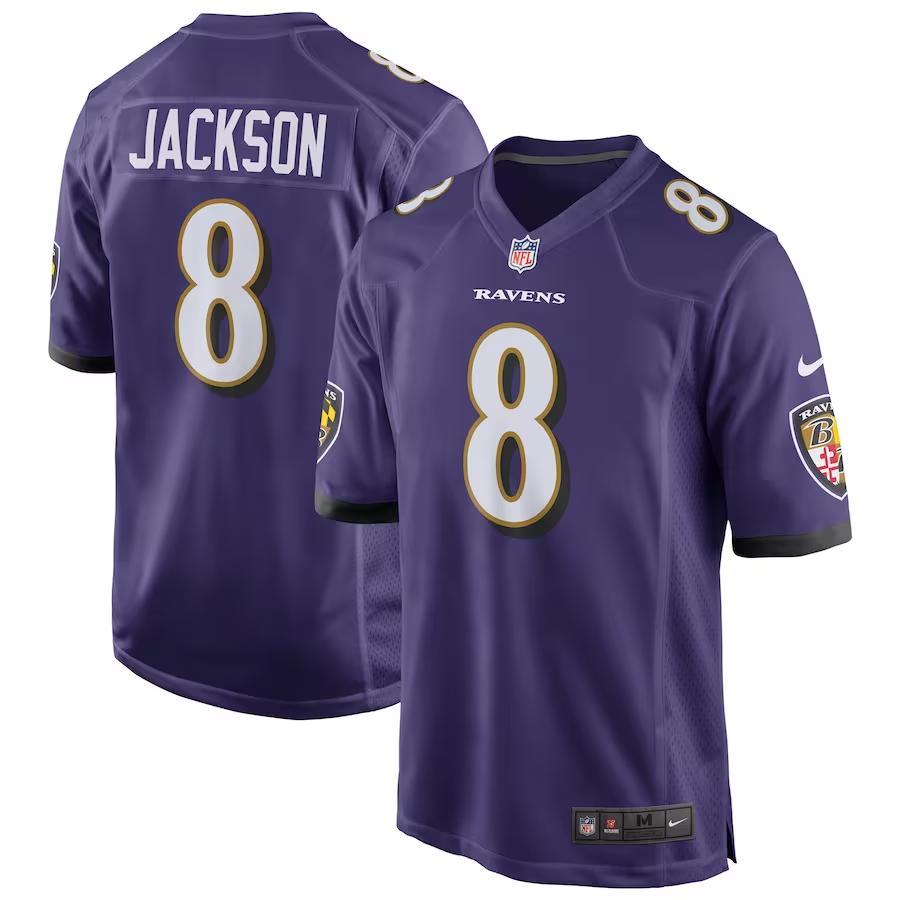 Ravens Jackson Nike Player Jersey