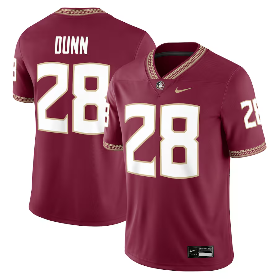 Florida State Nike Dunn Player Jersey