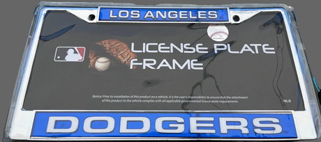 Dodgers License Plate