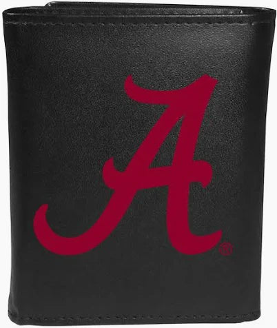 Alabama Leather Tri-Fold Wallet