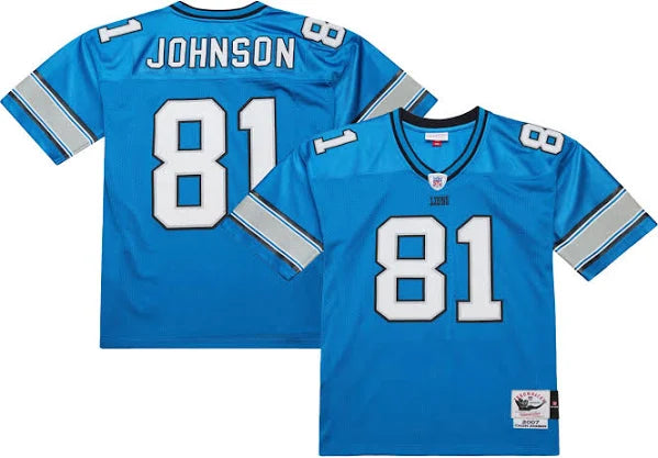 Lions Johnson Mitchell & Ness Player Jersey