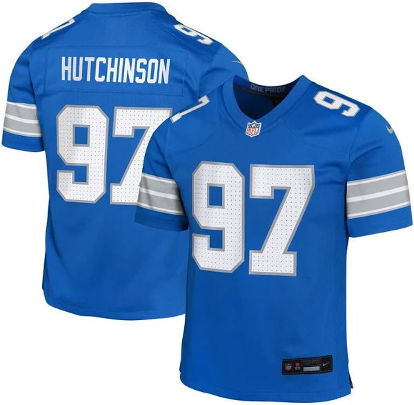 Lions Nike Hutchinson Youth Player Jersey