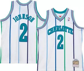 Hornets Johnson Mitchell & Ness Player Jersey