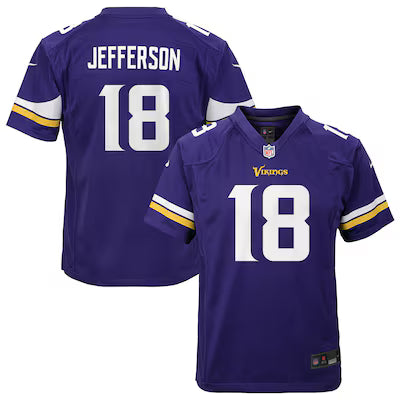 Vikings Nike Jefferson Youth Player Jersey